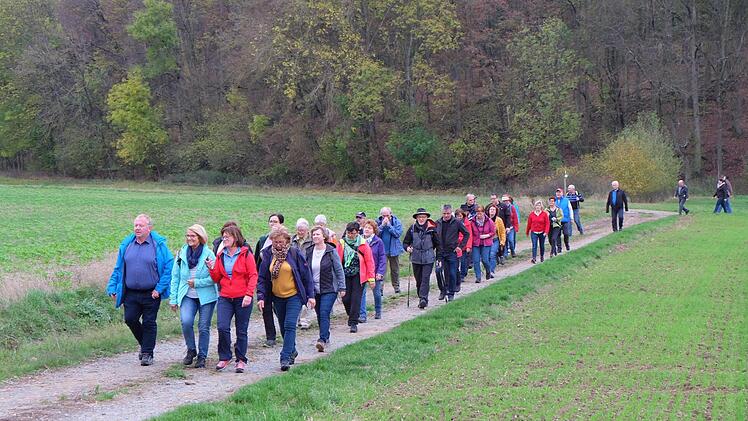 Abschluss des Wanderjahres der Schweinfurter-Oberland-Allianz in Weichtungen.Philipp Bauernschubert