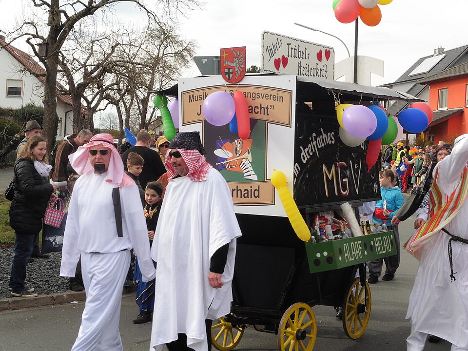 Faschingsumzug in Oberhaid