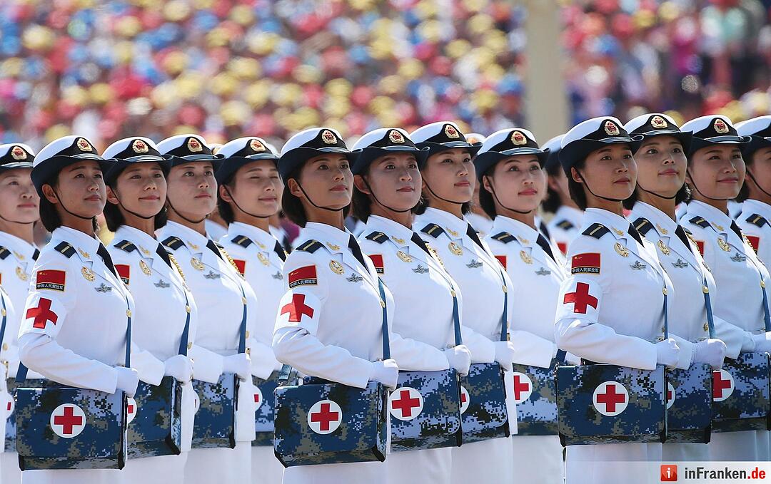 Militärparade in China