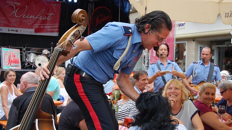 Das Bad Kissiner Weinfest ist eröffnet.  Foto: Sigismund von Dobschütz