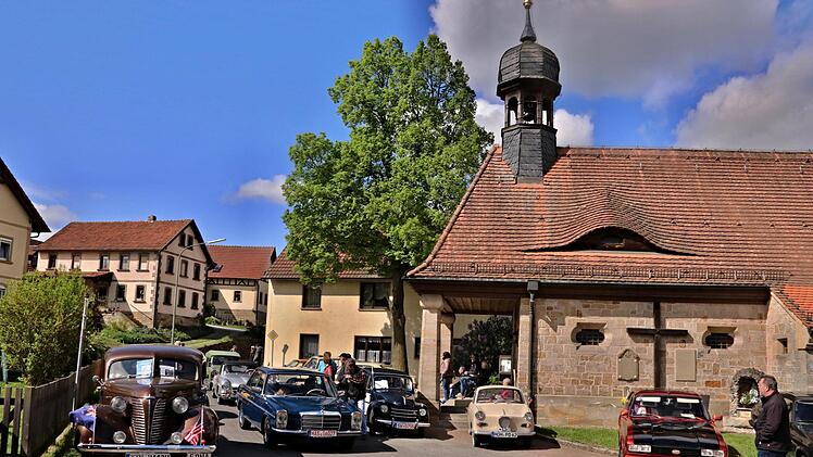 Zustände wie am Stachus in München herrschten in der Ortsmitte von Frickendorf, an der dortigen Kirche.Helmut Will