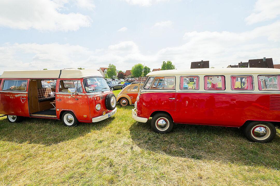 Es kamen viele Oldtimerfreunde.