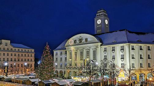 Ein Kulisse wie aus dem Adventskalender.