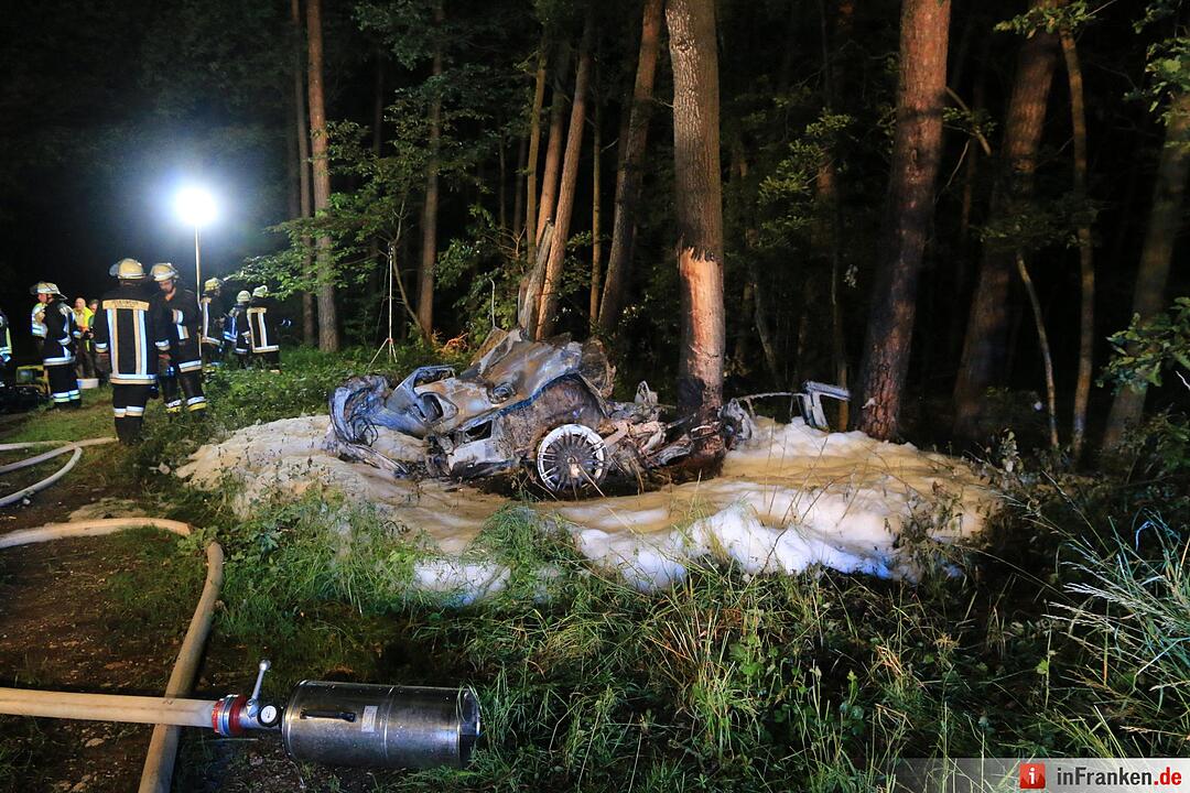 Tödlicher Unfall bei Boxbrunn: Pkw wird zerfetzt