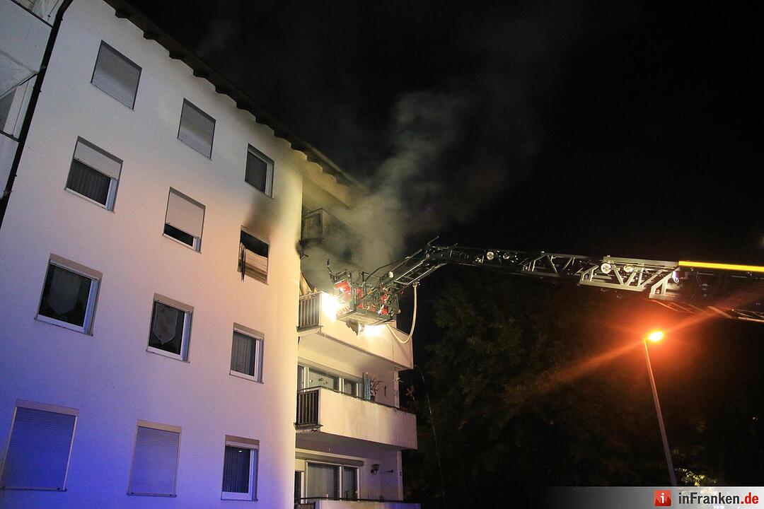 Brand in Mehrfamilienhaus in Memmelsdorf