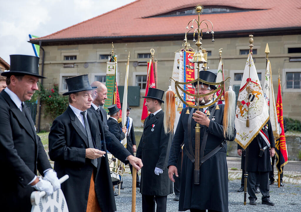 Heimf&uuml;hrung der Braut des F&uuml;rsten Castell-R&uuml;denhausen