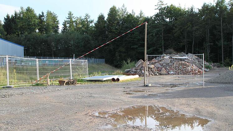 Gewerbegebiet Buchrasen, Bad Brückenau: Hier plant die Firma Enders eine Produktionshalle. Foto: Ulrike Müller