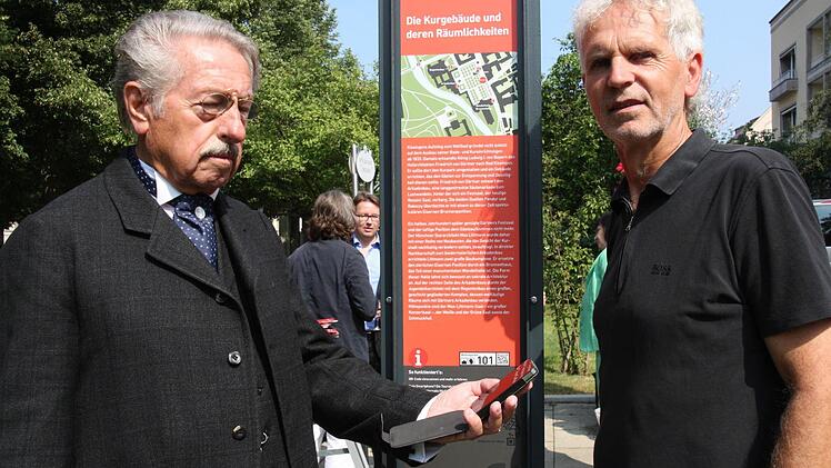 Zwei Litmanns: Gerhard Wulz (links) für die Denkmal-Route , Erwin Full für das Rakoczy-Fest,