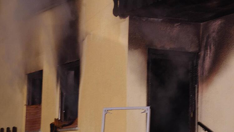 Wohnhausbrand in Schmölz. Foto: Marco Meißner