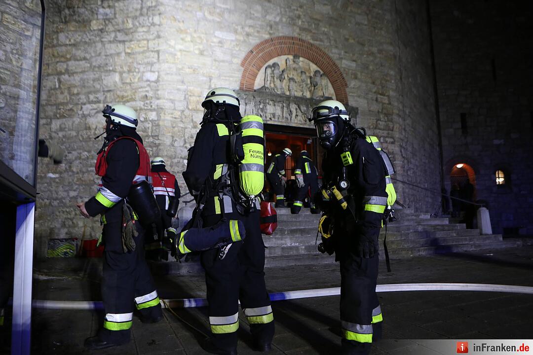 Nürnberg: Feuer in Gedächtniskirche löst Einsatz aus