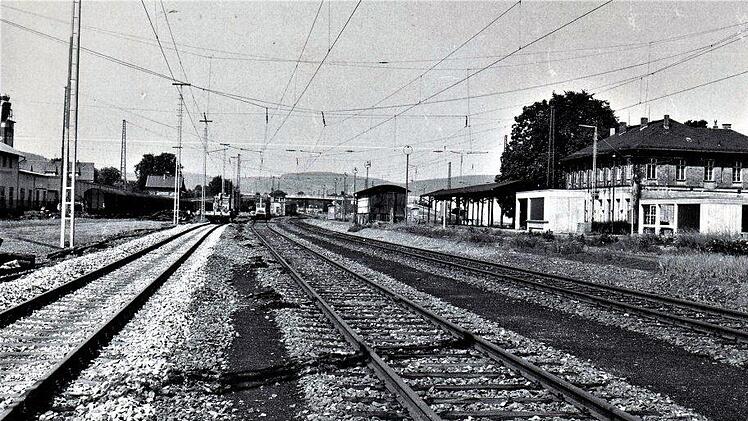 Bahnhof Stockheim 1977_Foto: Sammlung Gerd Fleischmann
