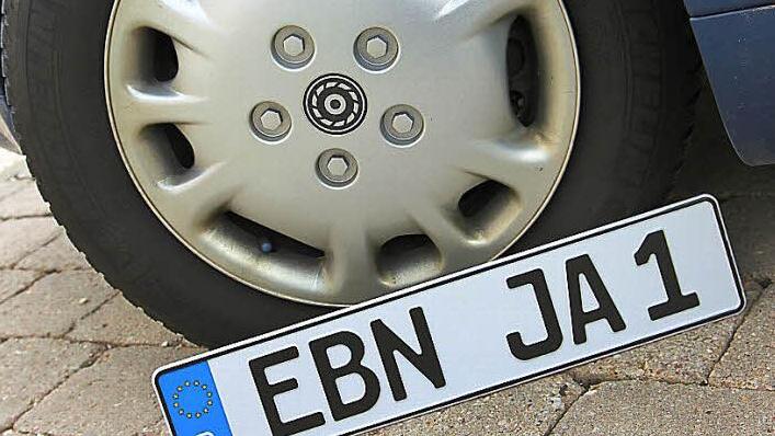 Die Eberner fahren auf ihr EBN-Kennzeichen ab. Jetzt bekommen sie wieder?l