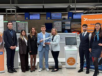 Flughafen N&uuml;rnberg: Ferien-Airline mit besonderem Passagier-Service
