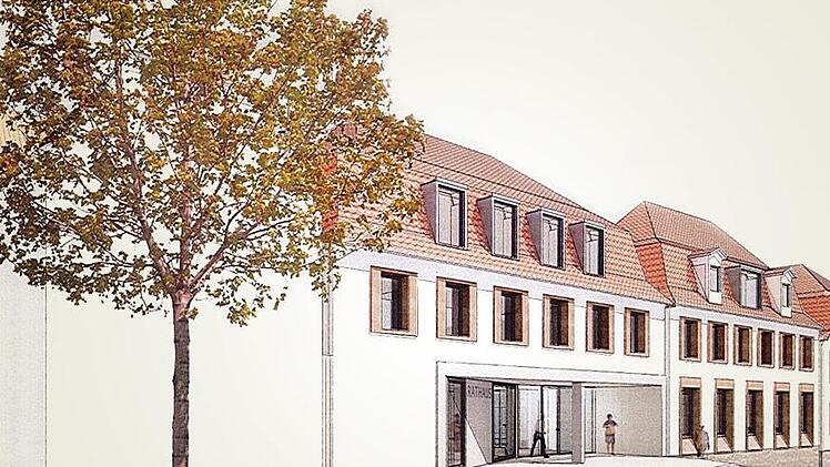 So sieht der Entwurfsplan aus vom Büro Lieb& und Lieb aus.  Skizze: Architektenbüro Lieb & Lieb