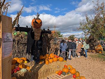 Jack O´Lantern Figur beim Huckepack-Halloween-Event in Erlangen