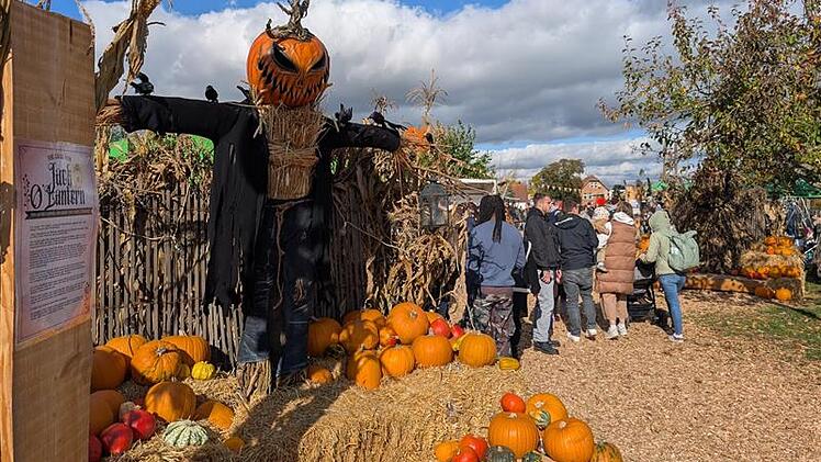 Jack O´Lantern Figur beim Huckepack-Halloween-Event in Erlangen