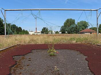 Der Schulsportplatz in Adelsdorf ist zum Zankapfel geworden. Die einen wollen ihn zu Bauland machen, die anderen würden ihn gerne erhalten. Foto: Christian Bauriedel
