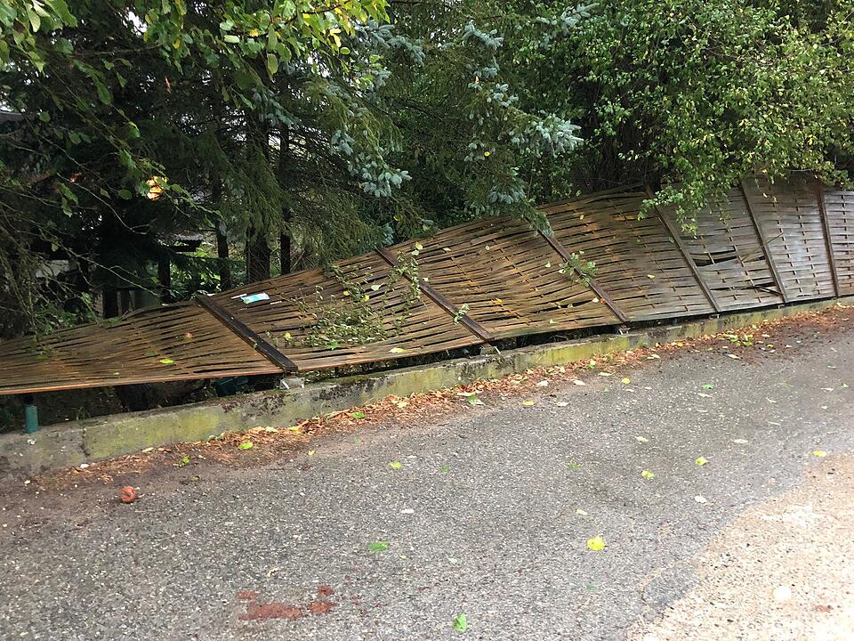 Sturmtief "Fabienne" über Franken