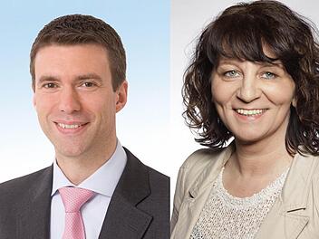 Stefan Müller, Bundestagsabgeordneter der CSU (li.) und Martina Stamm-Fibich, Bundestagsabgeordnete der SPD im Wahlkreis Erlangen/Erlangen-Höchstadt. Fotos: privat