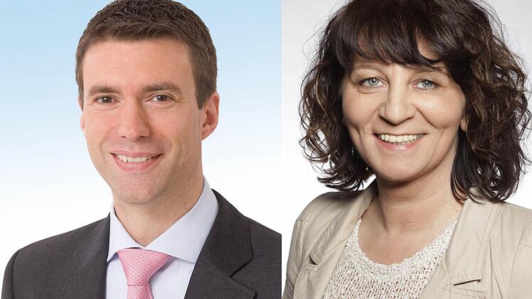 Stefan Müller, Bundestagsabgeordneter der CSU (li.) und Martina Stamm-Fibich, Bundestagsabgeordnete der SPD im Wahlkreis Erlangen/Erlangen-Höchstadt. Fotos: privat
