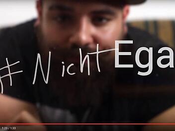 #NichtEgal: YouTube startet Kampagne gegen Hass im Netz, Screenshot des YouTube-Videos Hass im Netz ist uns #NichtEgal