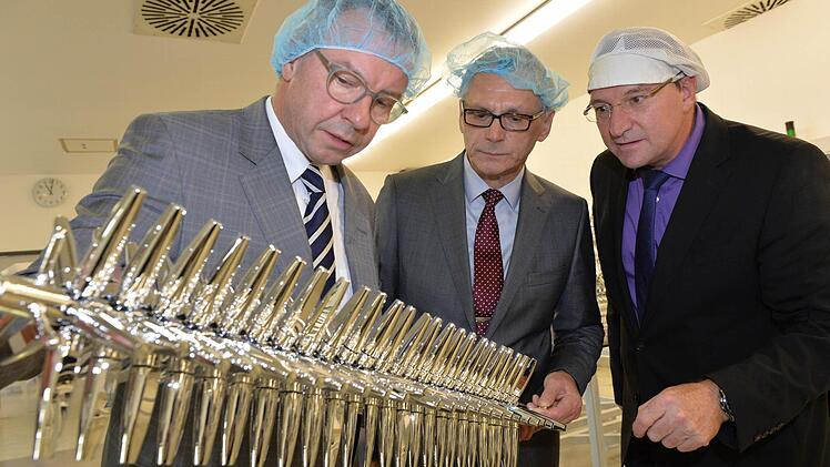 Geschäftsführender Gesellschafter Gerald Oehlhorn, kaufmännischer Leiter Lothar Derr und technischer Leiter Erwin Görtler (von links) im Herbst 2014 Foto: Ronald Rinklef/Archiv
