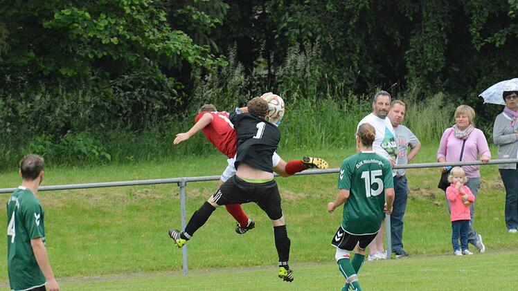 Relegation TSVgg Hausen - DJK Weichtungen. Foto: ssp