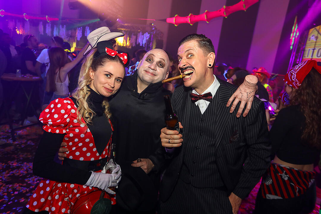 Beste Partystimmung in der Stadthalle