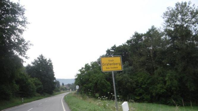 Gräfenberg und Ebermannstadt standen am Wochenende plötzlich nicht mehr an ihrem gewohnten Ort. Foto: Polizei