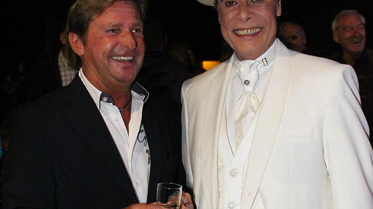 Die Stimme Gottes (Frank Ziegler, rechts) mit Rainer Ludwig. Foto: Jürgen Gärtner