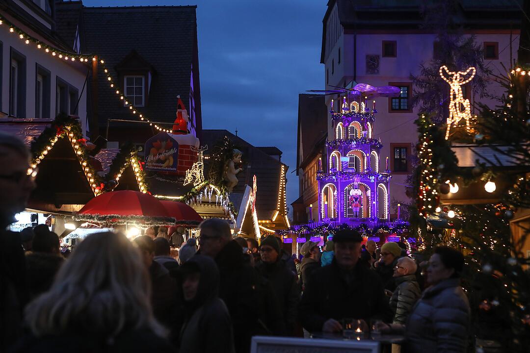 Der Forchheimer Weihnachtsmarkt ist eröffnet
