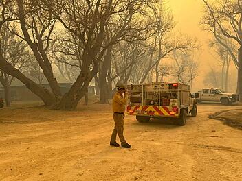 Waldbrände in Texas