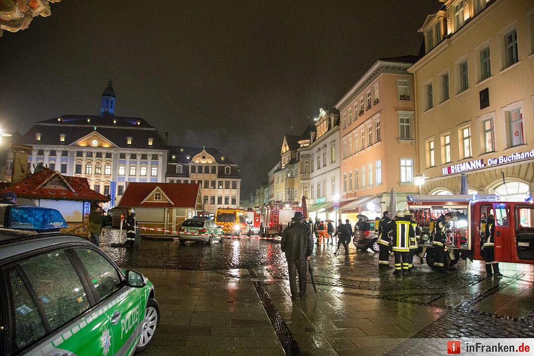 Schwelbrand in Coburger Innenstadt