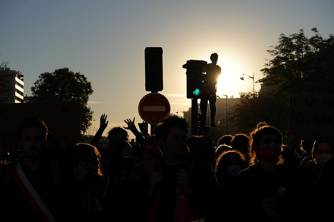 Schulproteste in Frankreich