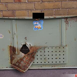 Leiche in Metallkiste gefunden