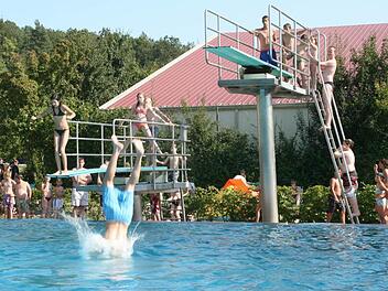 Freibad in Zapfendorf im Landkreis Bamberg. Foto: Barbara Herbst