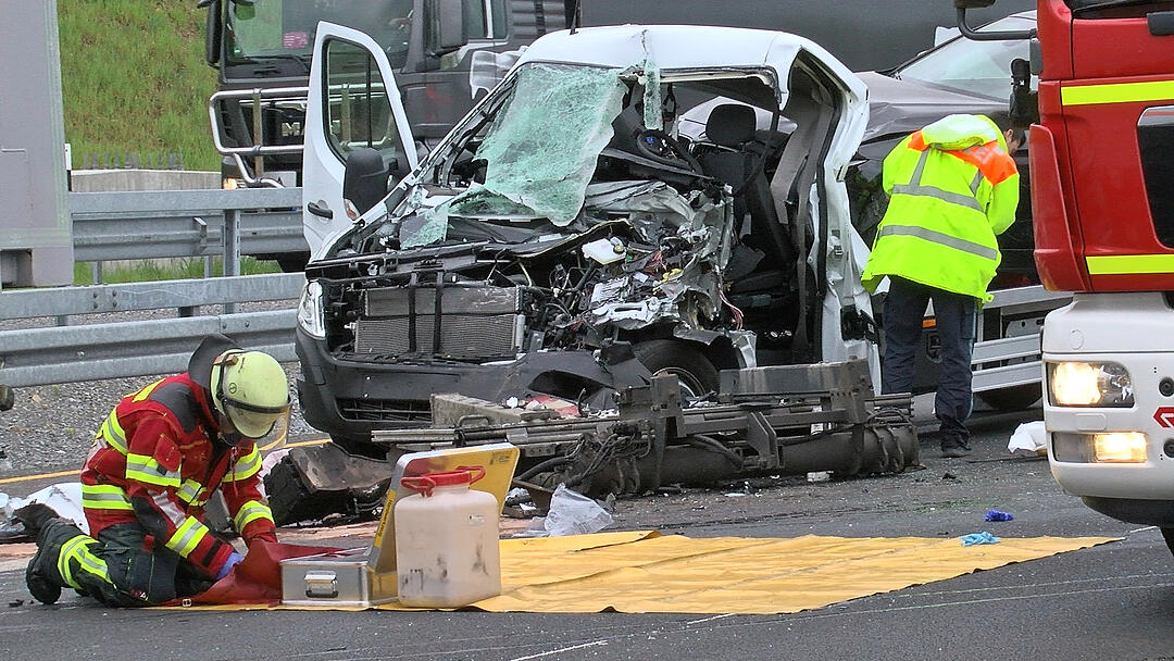 In Stauende gekracht: Tödlicher Unfall auf A3 bei Würzburg