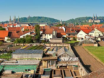 ie Gärtnerstadt ist Teil des Welterbes.  Foto: Zentrum Welterbe Bamberg/Jürgen Schraudner
