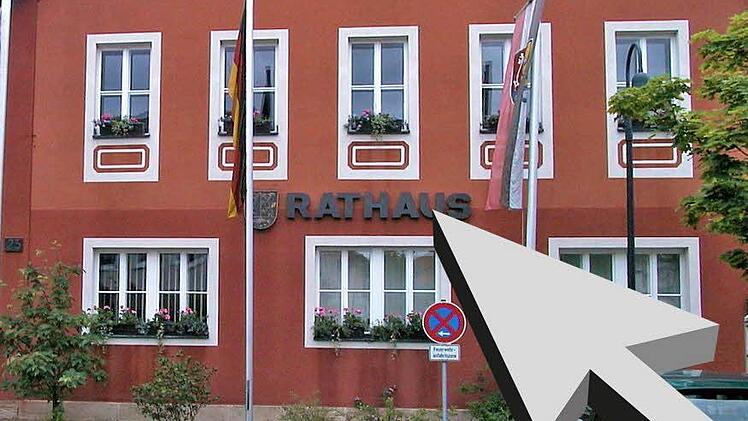 Das virtuelle Rathaus ist nicht nur in Adelsdorf ein Thema, wo man mit Bürgermeister Fischkal alle paar Wochen chatten kann. Fotomontage: F.Schäfer