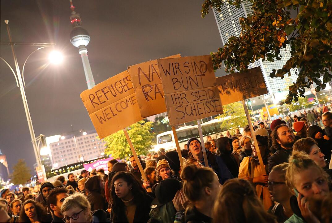 Bundestagswahl - AfD Proteste