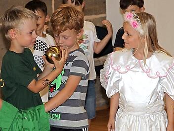 Das Märchentheater im Kindergarten Hallerndorf  Foto: Mathias Erlwein