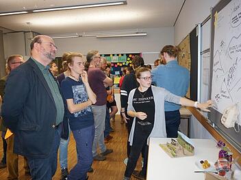 Die Projektideen der Teilnehmer des  MAB Jugendforum wurden vorgestellt  und diskutiert. Marion Eckert