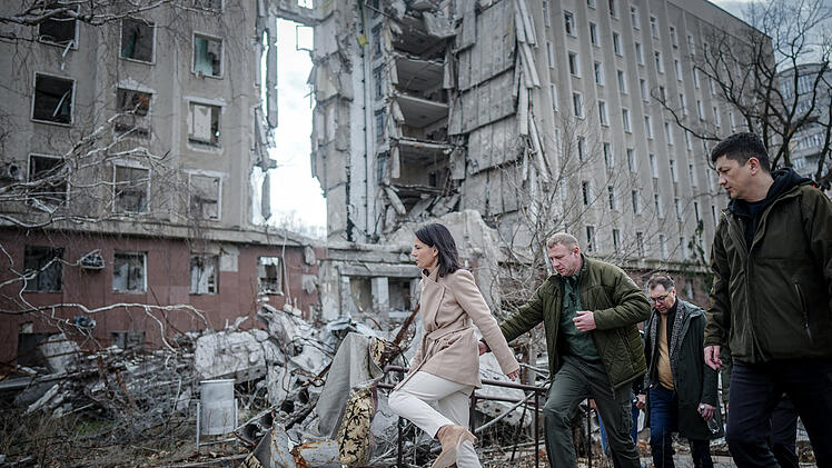 Ukraine-Krieg - Baerbock in Mykolajiw