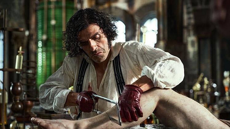 Victor Frankenstein (Oscar Isaac) will dem Tod eins auswischen.