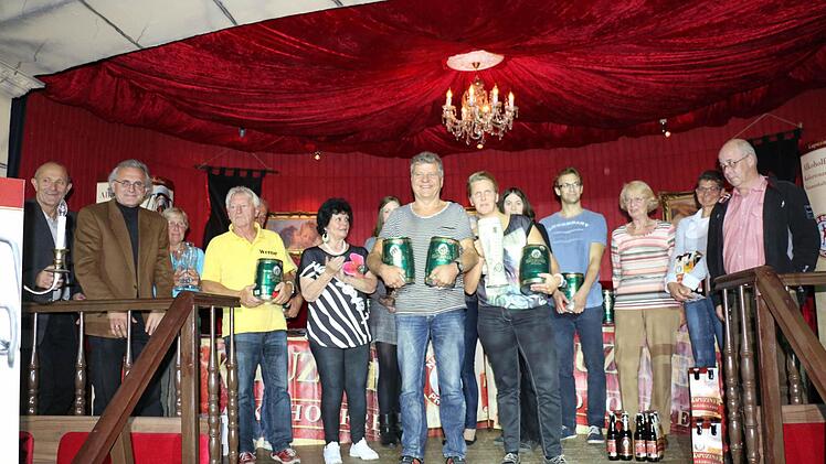 Siegerehrung im Kauernburger Schlössla. Foto: Karl Heinz Weber