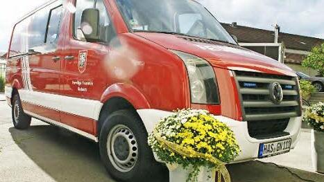 Das neue Mehrzweckfahrzeug der Feuerwehr Kirchaich  Foto: sw