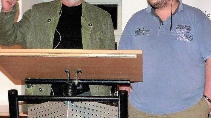 "Kevin und Pinsler" alias Nicolas Peter (rechts) und Werner Reißaus
