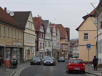 Die Bahnhofstraße in Hammelburg Foto: Archiv/ Markus Reeh