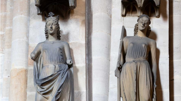 Bamberg: Kurzf&uuml;hrung im Dom zeigt Skulpturenpaar - antij&uuml;dische Bildaussagen im Blick