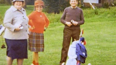 So sahen die Golfer im Jahr 1979 aus.  Fotos: privat
